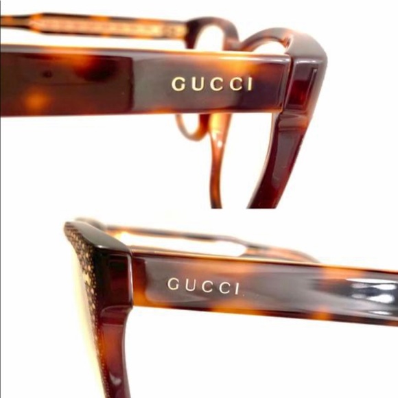 Gucci Rectangle crystal pave sunglasses main image 5